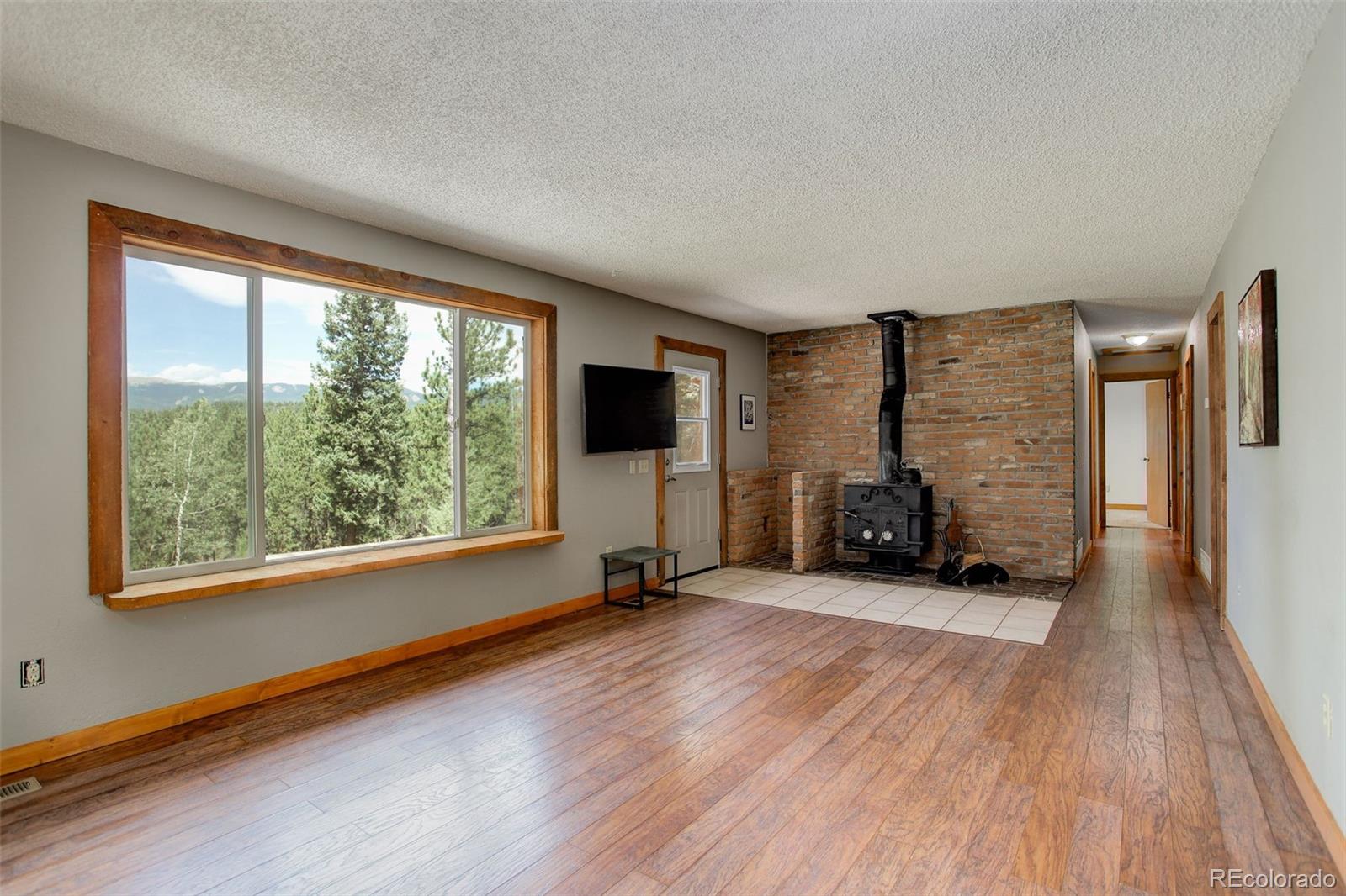 307 Hitchrack Road Bailey, CO 80421 - Photo 16 of 30 a view of a room with wooden floor and a window