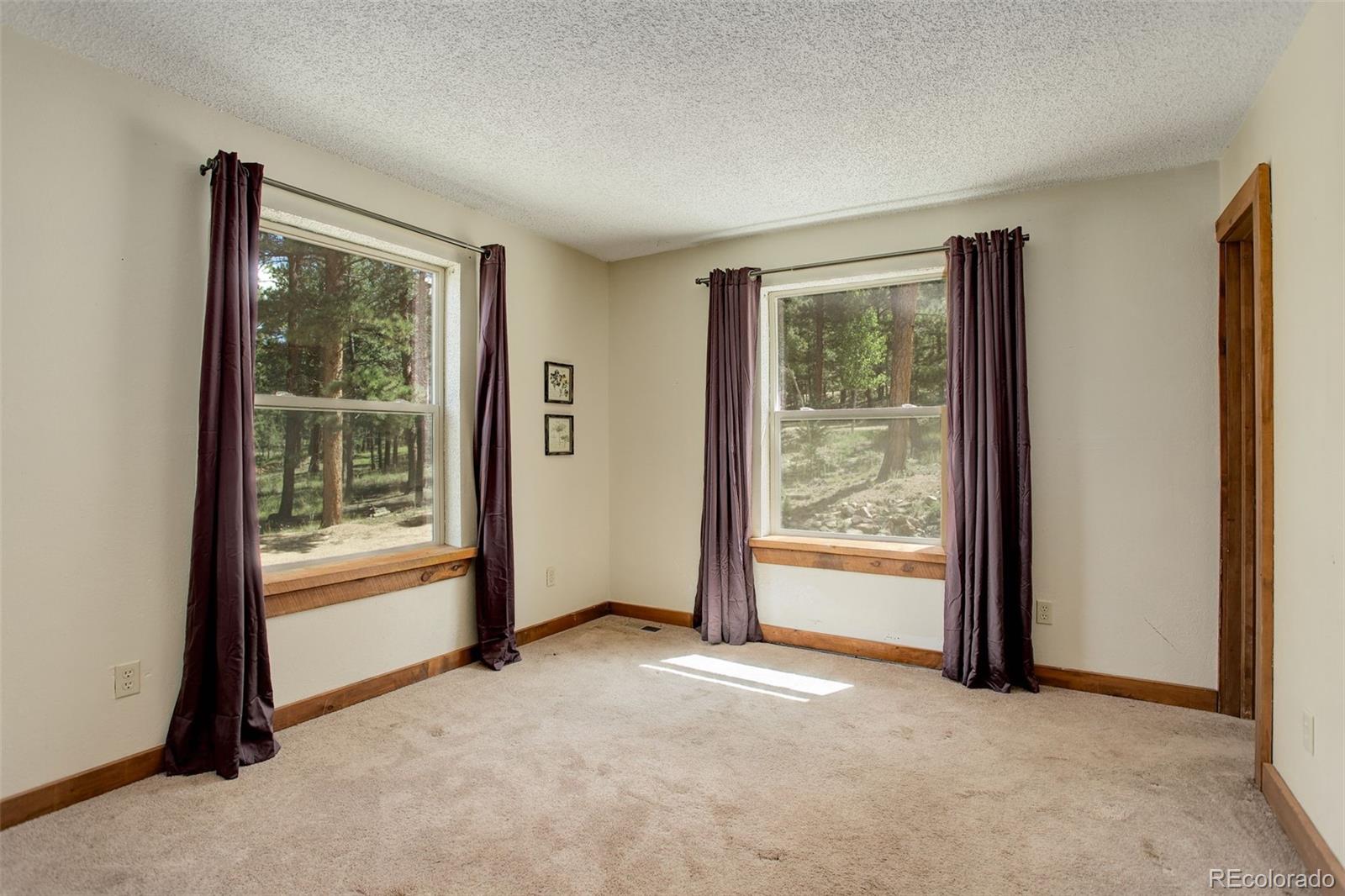 307 Hitchrack Road Bailey, CO 80421 - Photo 20 of 30 an empty room with windows
