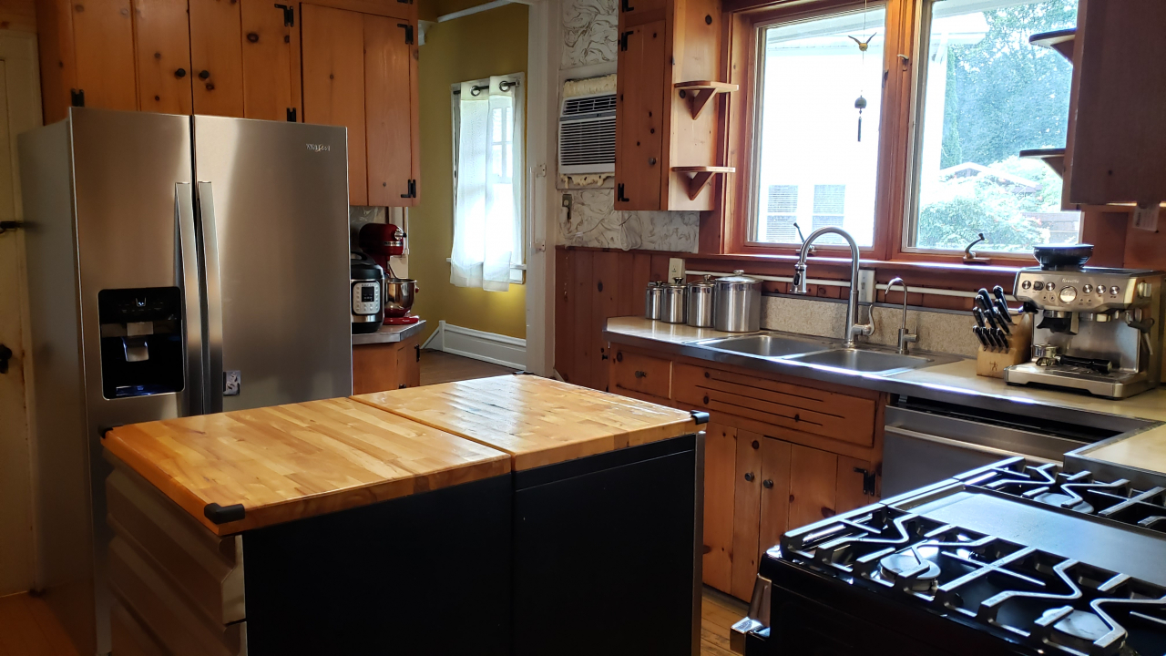170 South Delaplaine Road Riverside, IL 60546 - Photo 4 of 55 a kitchen with a refrigerator and a sink