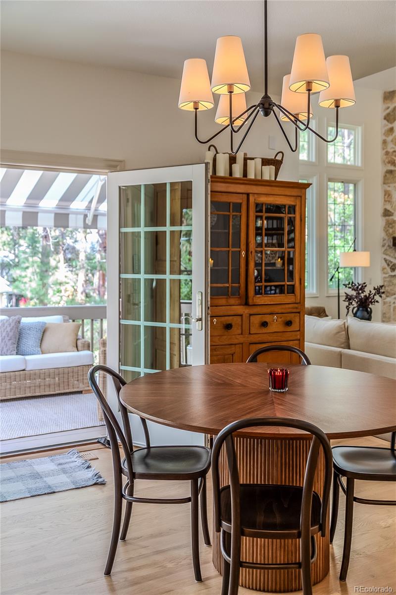 475 Silbrico Way Castle Rock, CO 80108 - Photo 29 of 50 a view of a dining room with furniture window and outside view