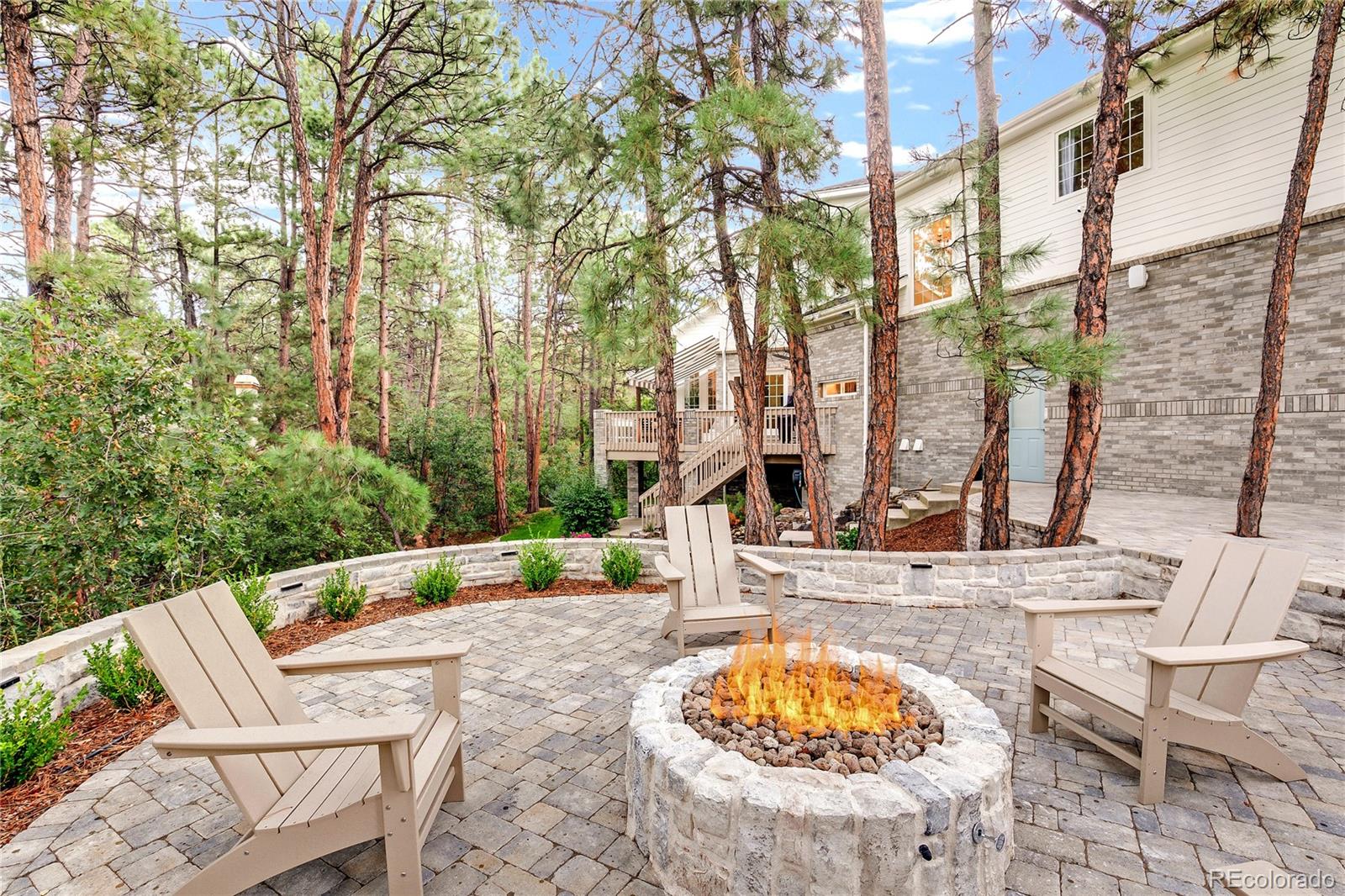 475 Silbrico Way Castle Rock, CO 80108 - Photo 47 of 50 a view of a house with backyard and sitting area