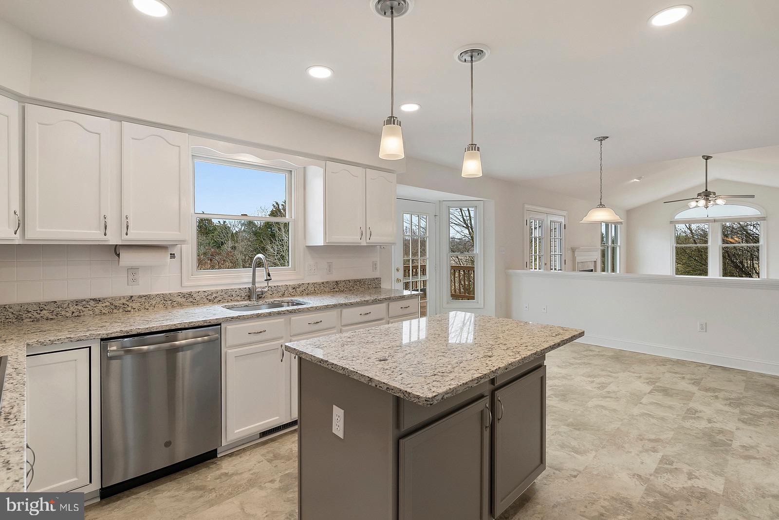 8747 Meetze Road Warrenton, VA 20187 - Photo 10 of 38 New granite counters and pond view from kitchen
