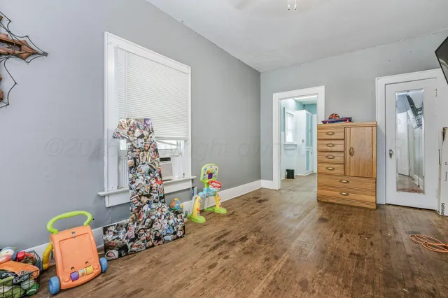 a view of a room with toys