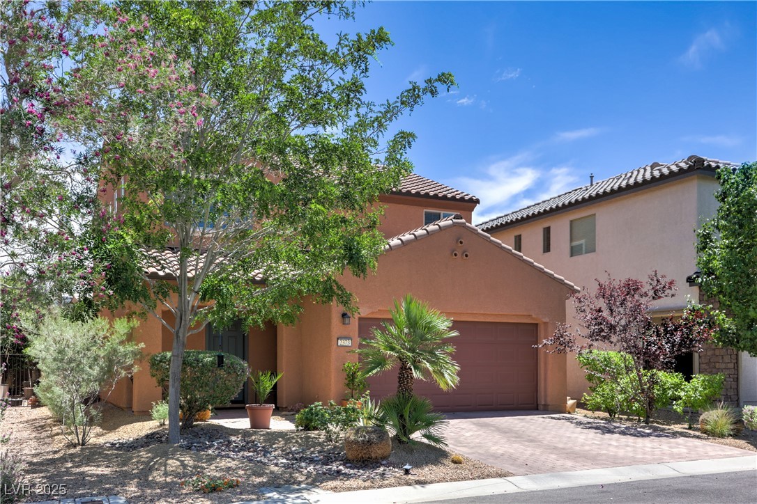 2373 Rue Royale Street Henderson, NV 89044 - Photo 3 of 29 View of front of property featuring a garage, stuc
