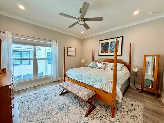 a room with furniture and a wooden floor