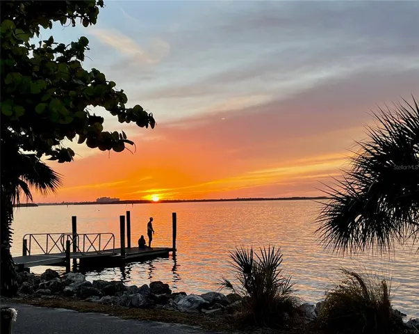 a view of outdoor space with garden