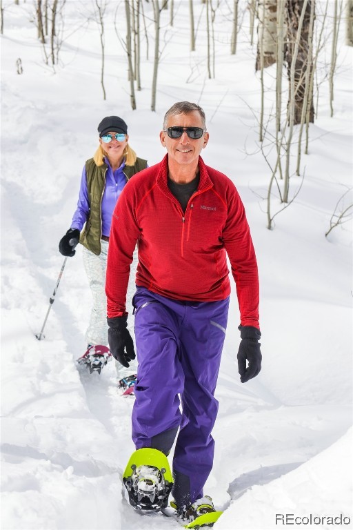 34950 Rockledge Road Steamboat Springs, CO 80487 - Photo 17 of 20 a bed with painted walls and a painting on the wall