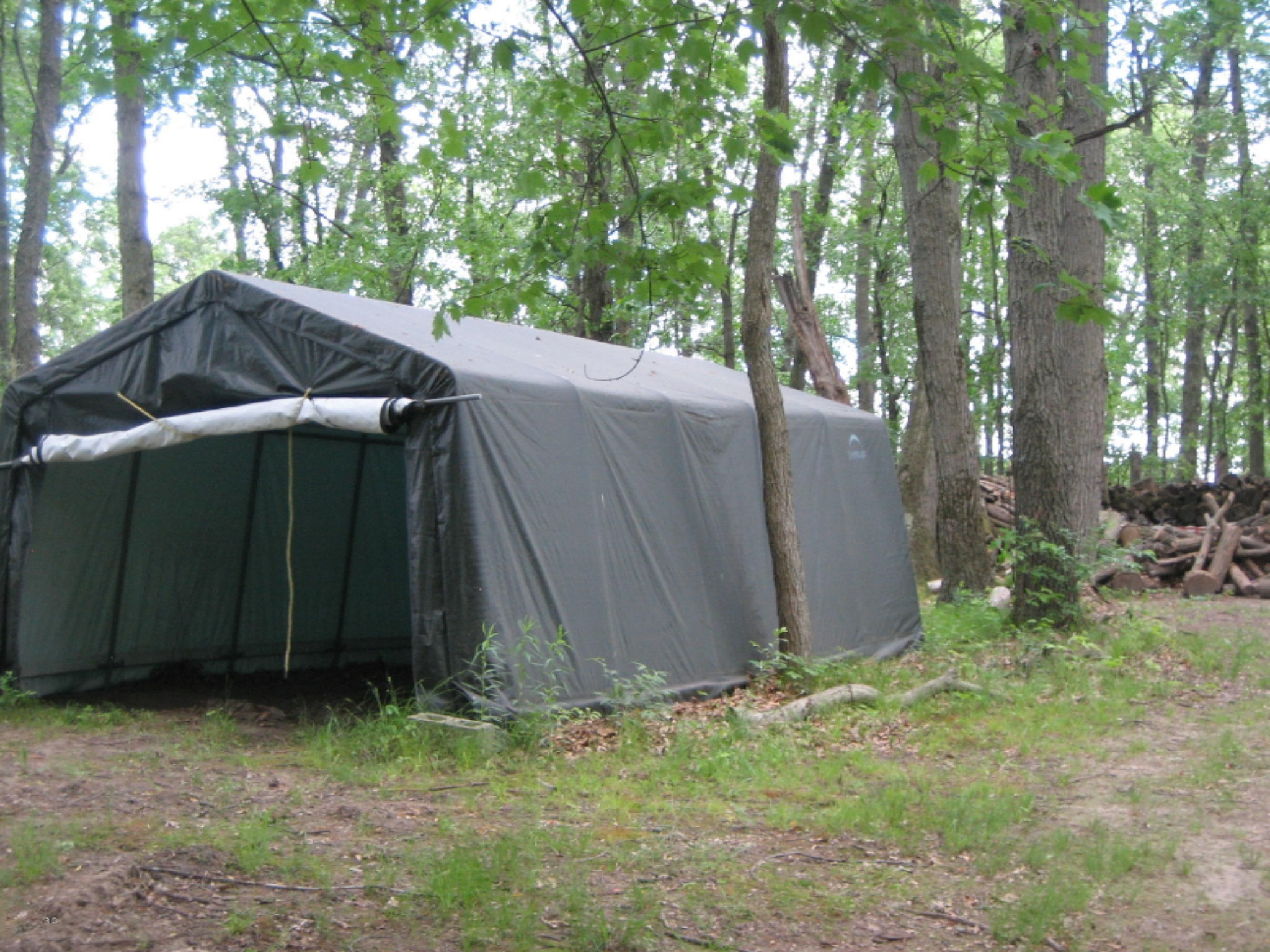 21710 13 Mile Road Bellevue, MI 49021 - Photo 40 of 42 wood tent