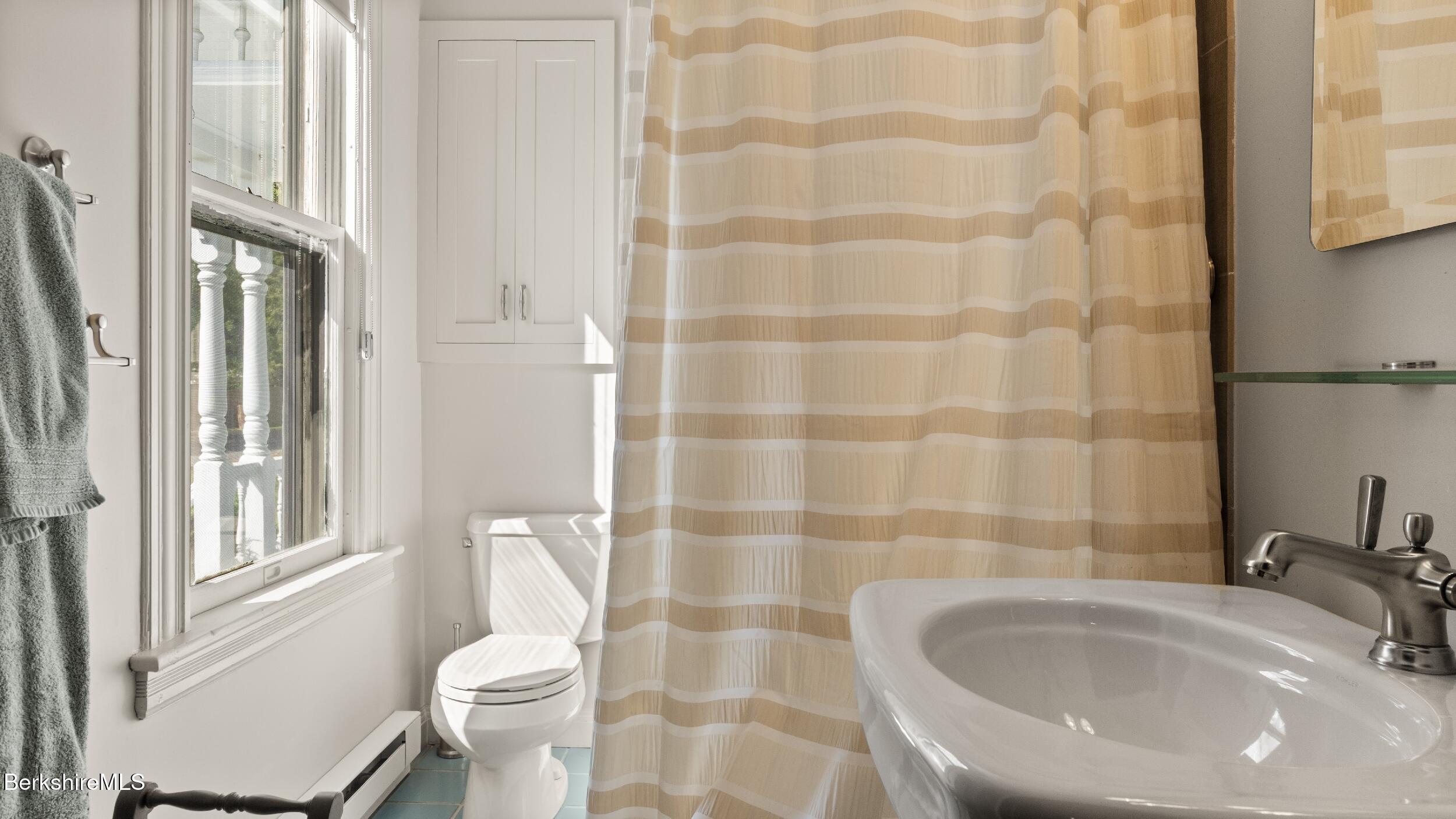 211 Cottage Street Great Barrington, MA 01236 - Photo 37 of 53 a bathroom with a sink and toilet