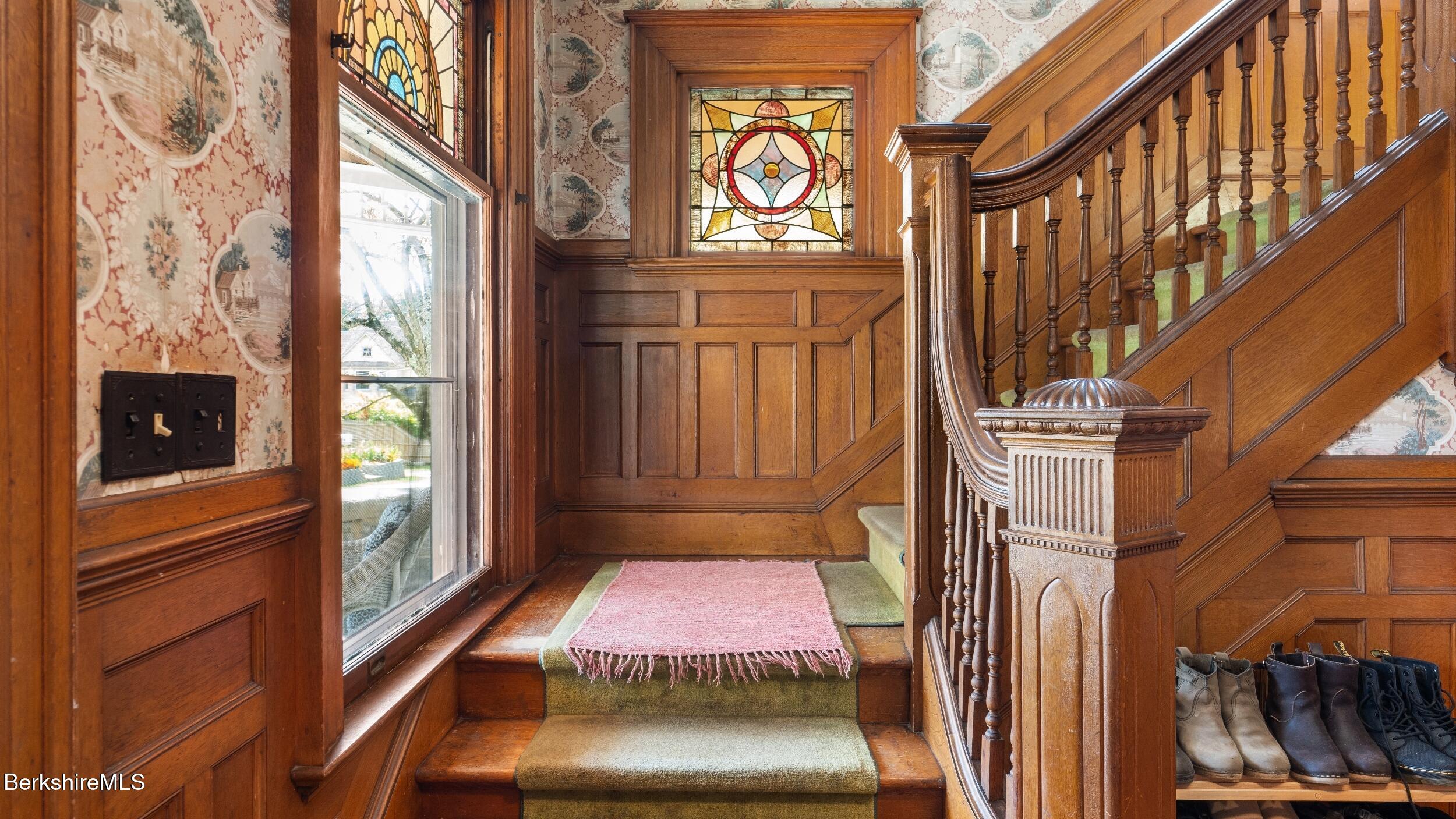 211 Cottage Street Great Barrington, MA 01236 - Photo 4 of 53 a view of an entryway with a front door