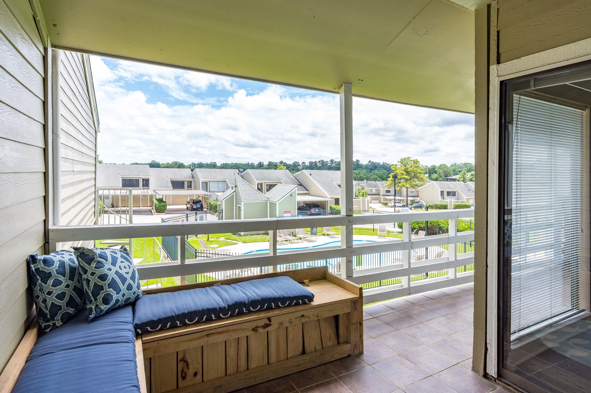 44 April Point Drive South Montgomery, TX 77356 - Photo 28 of 29 a view of a floor to ceiling window with wooden floor