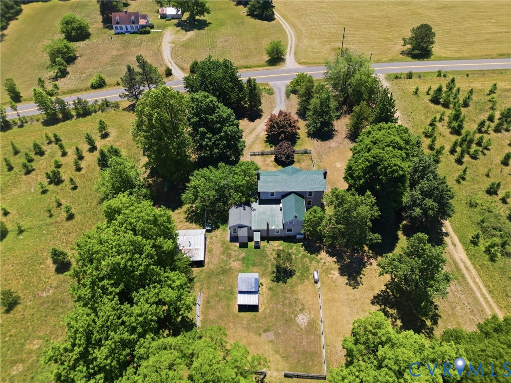2297 Indian Oak Road Crewe, VA 23930 - Photo 46 of 53 an aerial view of a house with a yard