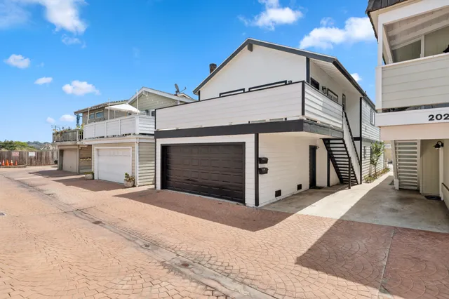 a view of a house with a outdoor space