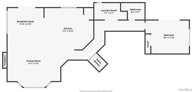 a view of lake with green space