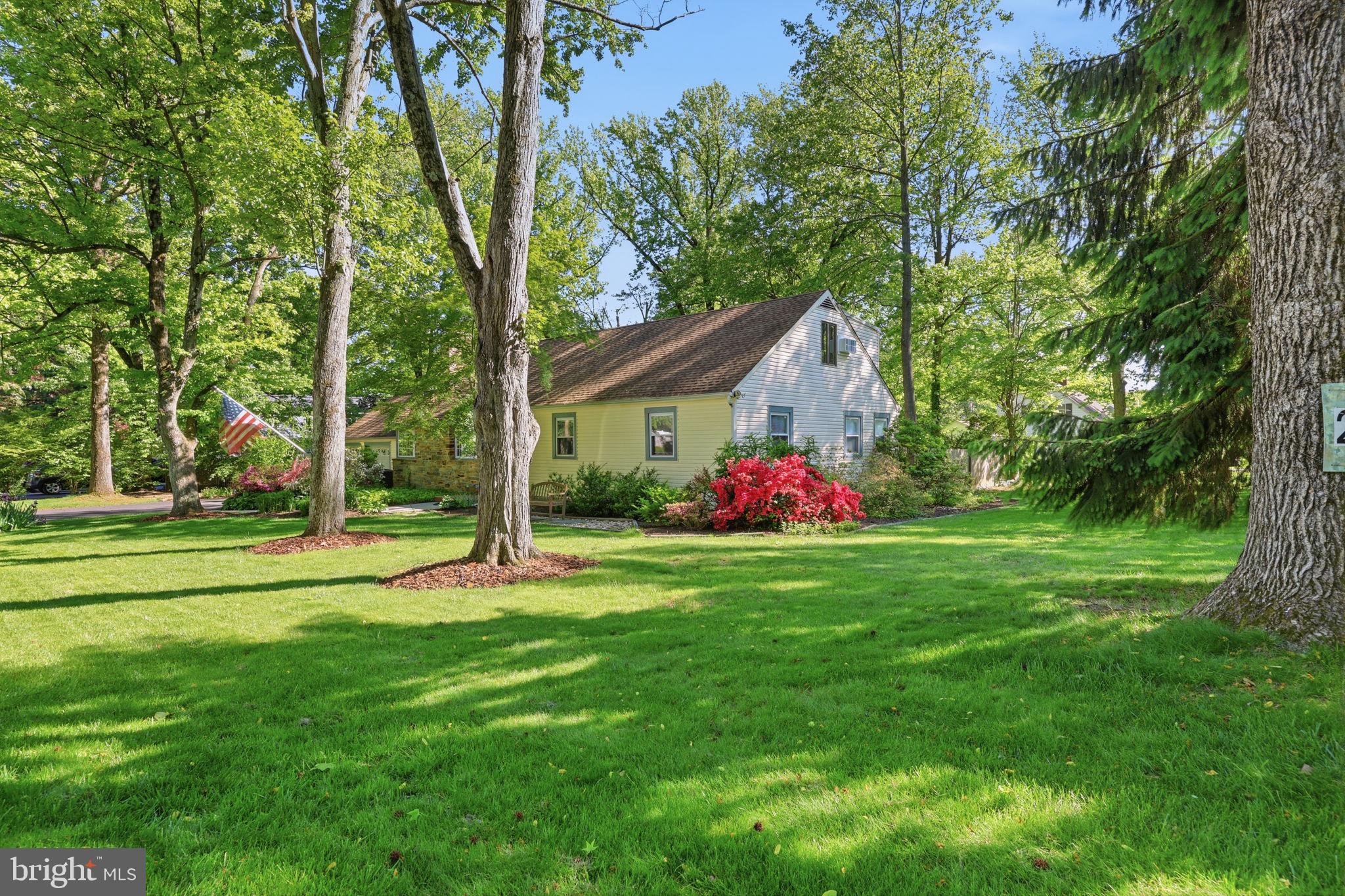 207 West Ferry Road Yardley, PA 19067 - Photo 50 of 50 a front view of a house with a garden