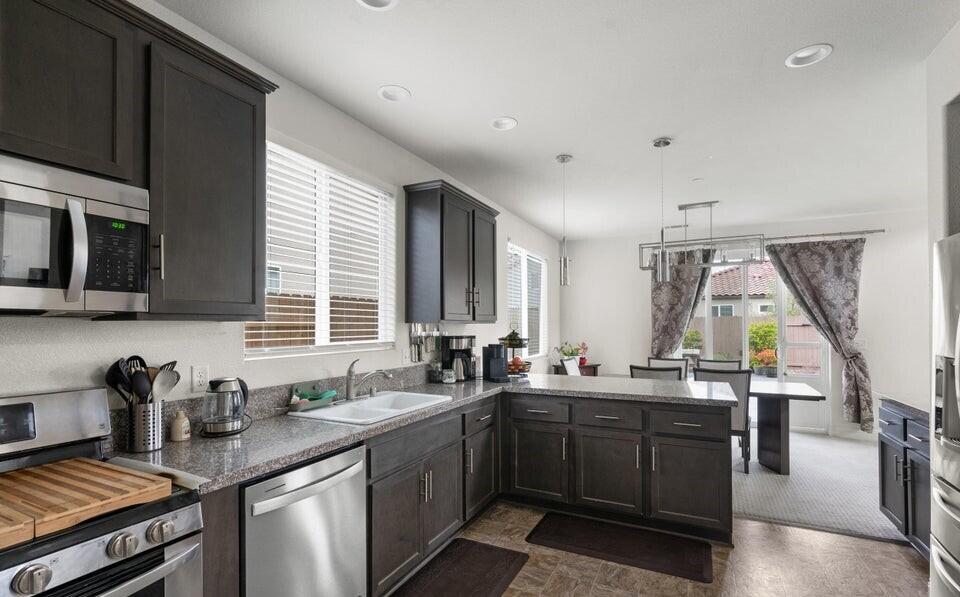 4575 Castillo Drive Guadalupe, CA 93434 - Photo 12 of 24 a kitchen with lots of counter top space and a window