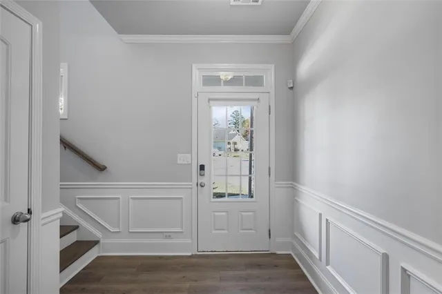 wooden floor in an empty room