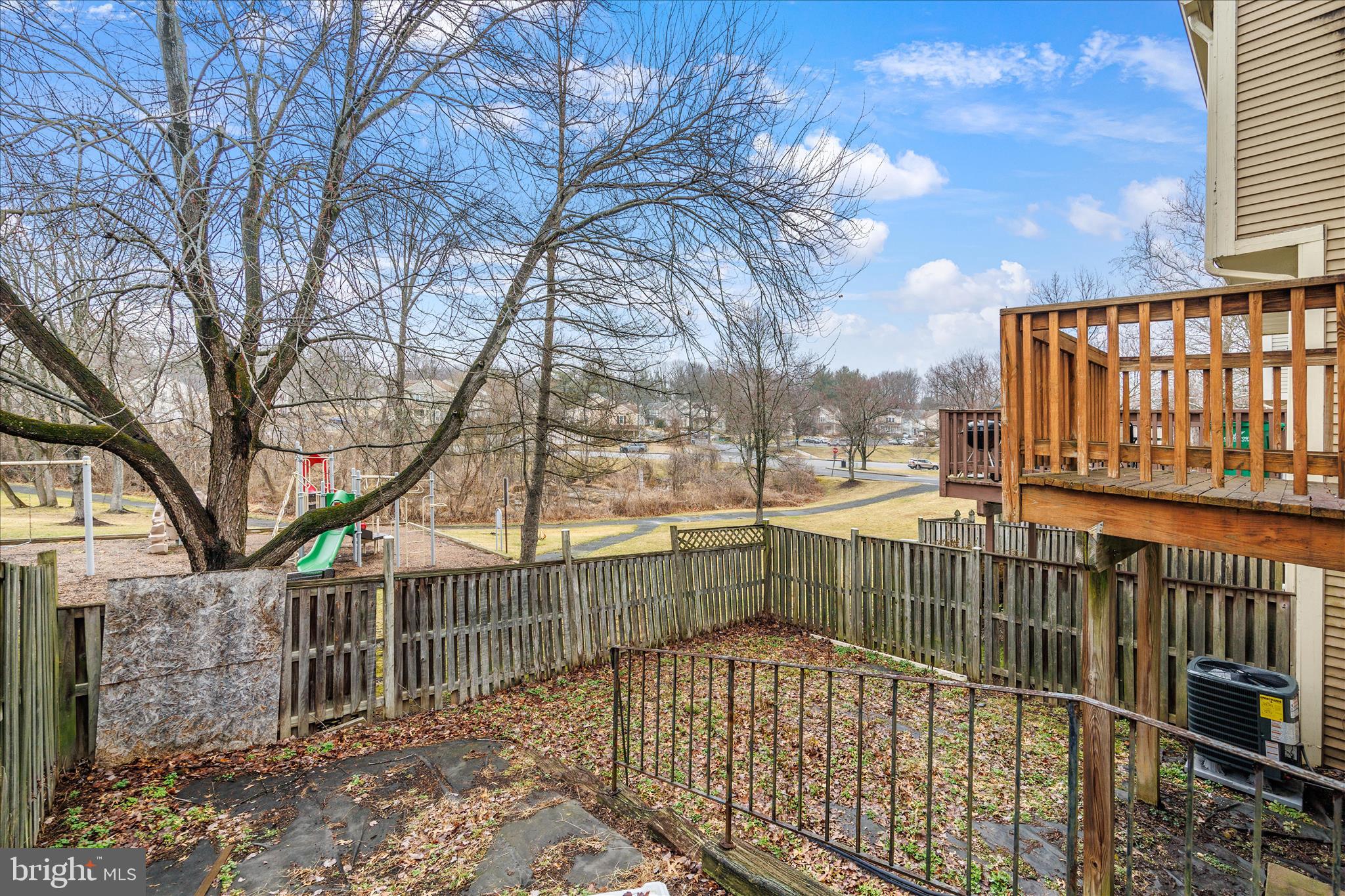 8710 Post Oak Way Landover, MD 20785 - Photo 33 of 38 a view of balcony with a small yard