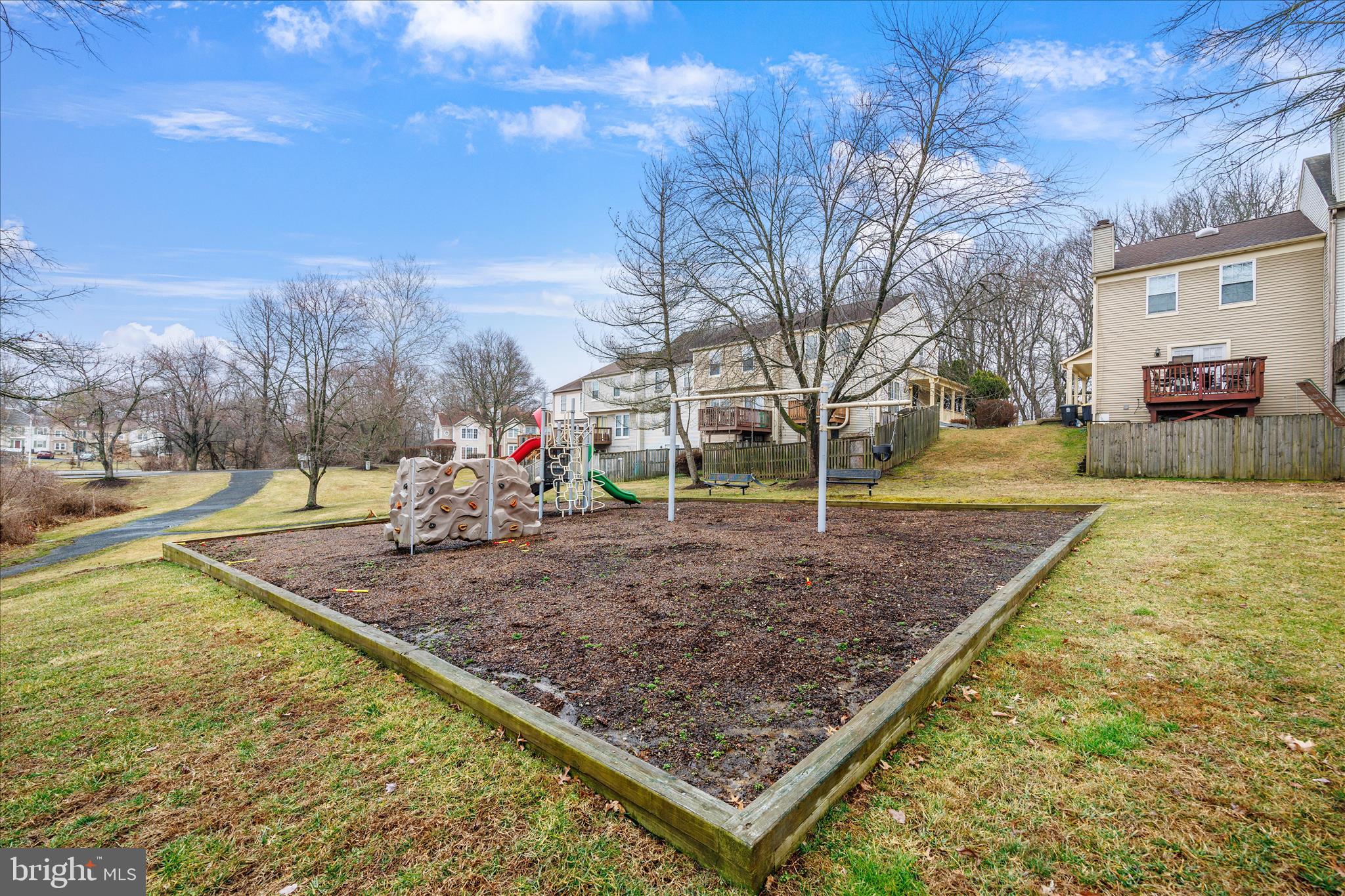 8710 Post Oak Way Landover, MD 20785 - Photo 38 of 38 a view of a backyard with large trees