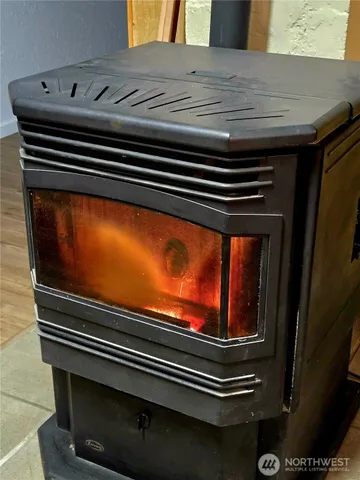 a close view of stove