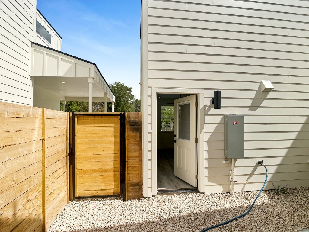 6107 Begonia Circle, Unit 3 Austin, TX 78741 - Photo 11 of 21 a view of a door of the house