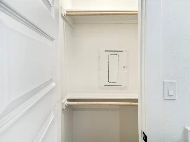 a close view of utility room