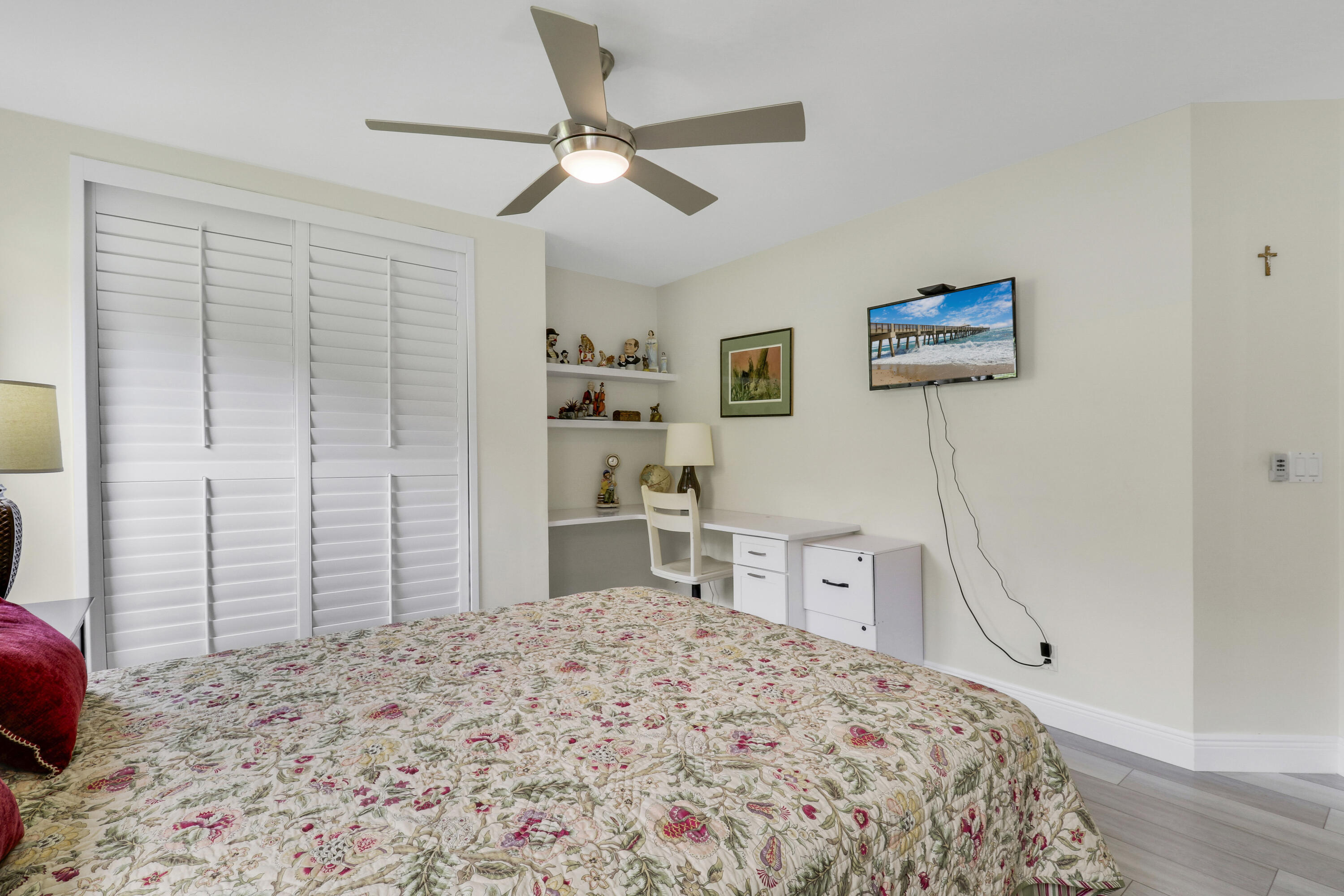 1472 Via Cameron Jupiter, FL 33477 - Photo 18 of 24 Guest Bedroom Angle 2