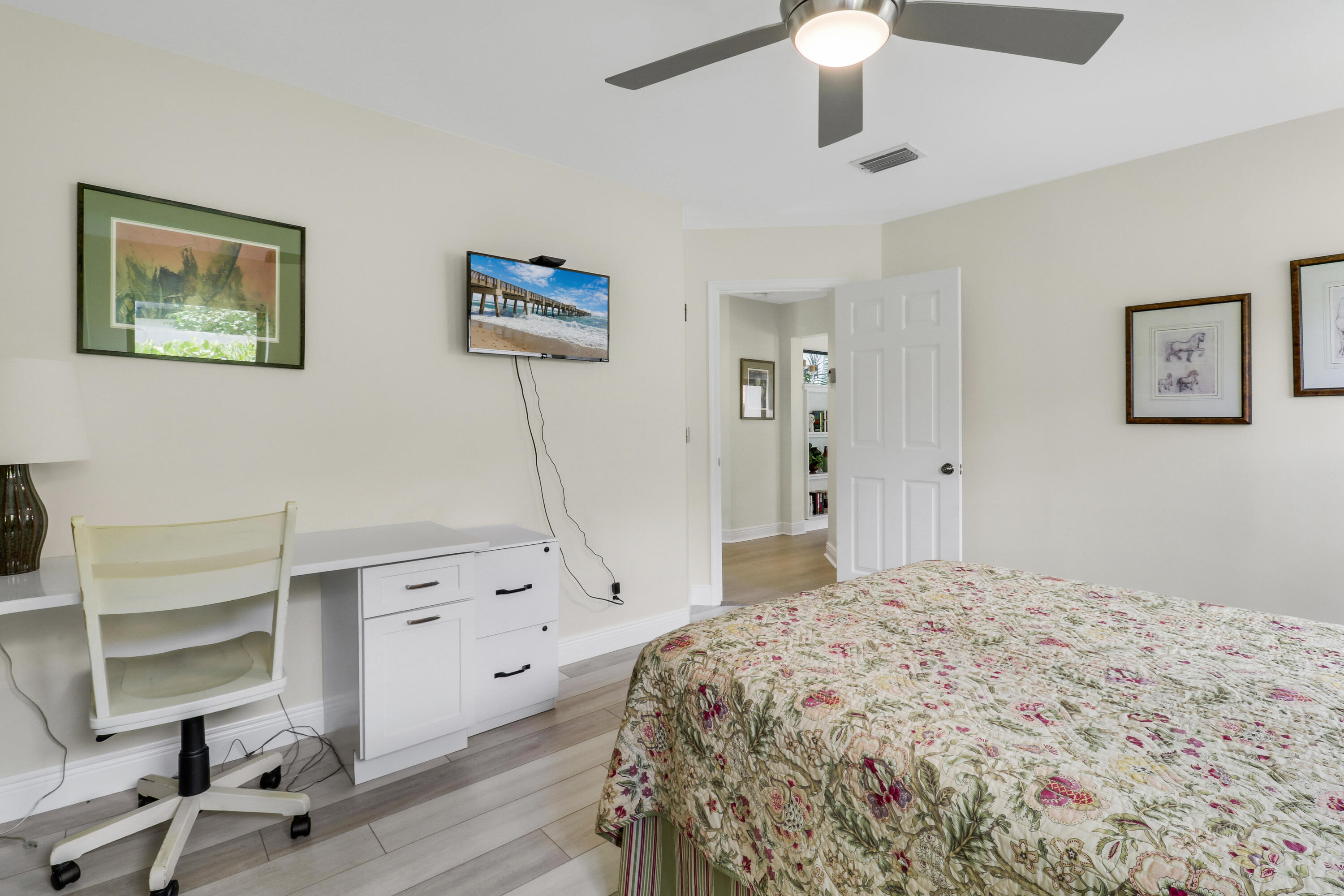 1472 Via Cameron Jupiter, FL 33477 - Photo 19 of 24 Guest Bedroom Angle 3