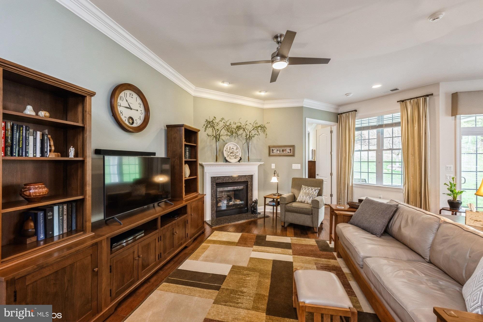 7420 Lees Command Boulevard Fredericksburg, VA 22407 - Photo 11 of 36 Living area view 2 w fireplace
