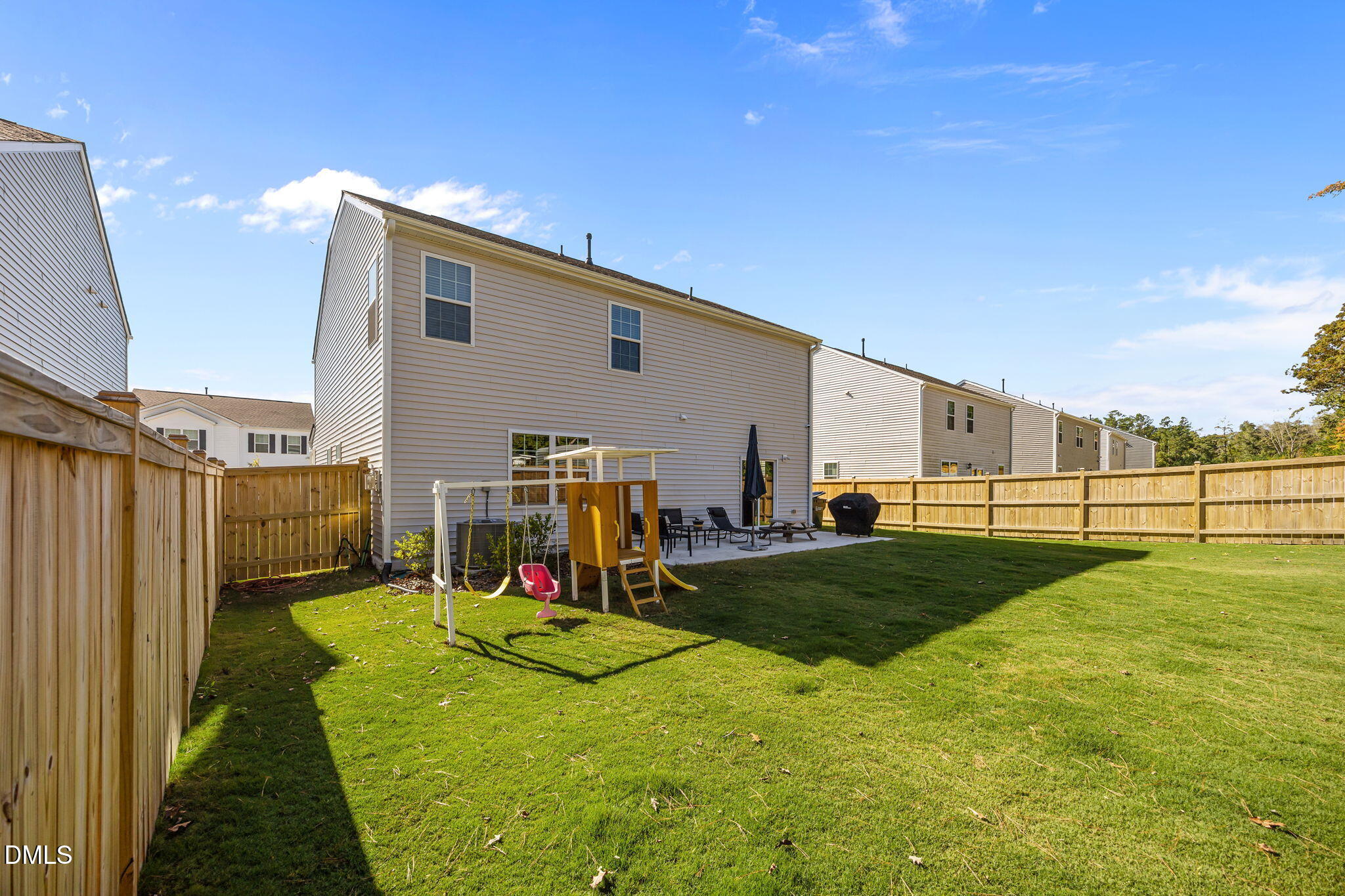 2117 Fletchers Ridge Drive Durham, NC 27703 - Photo 40 of 46 a view of a backyard of the house