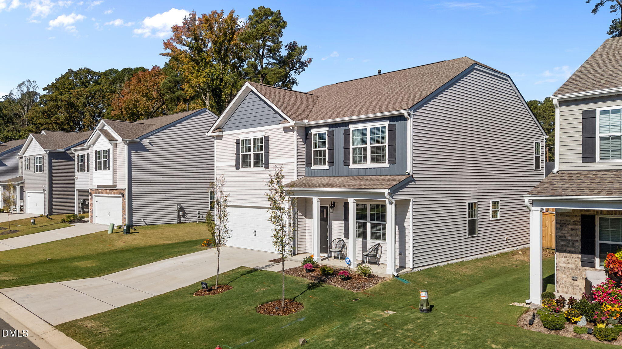 2117 Fletchers Ridge Drive Durham, NC 27703 - Photo 44 of 46 a front view of a house with a yard