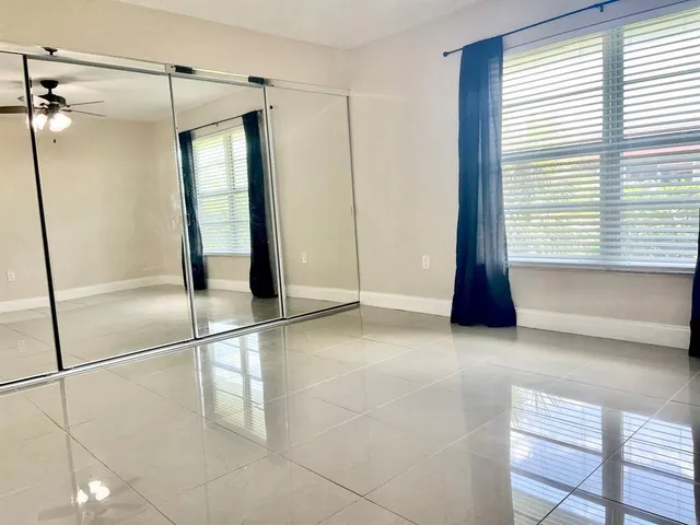 a view of empty room with a window