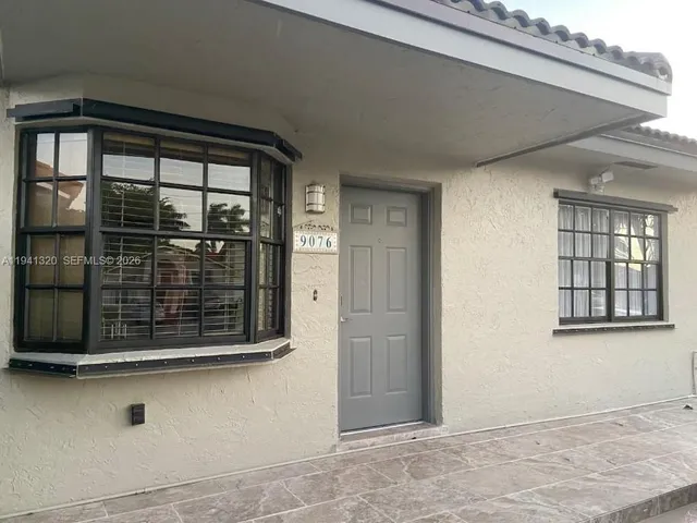 a view of a door of the house