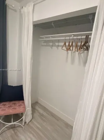 a view of walk in closet