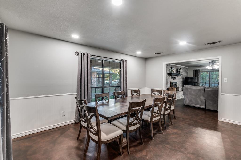 131 Cunningham Road Denton, TX 76208 - Photo 12 of 40 a view of a dining room with furniture and window