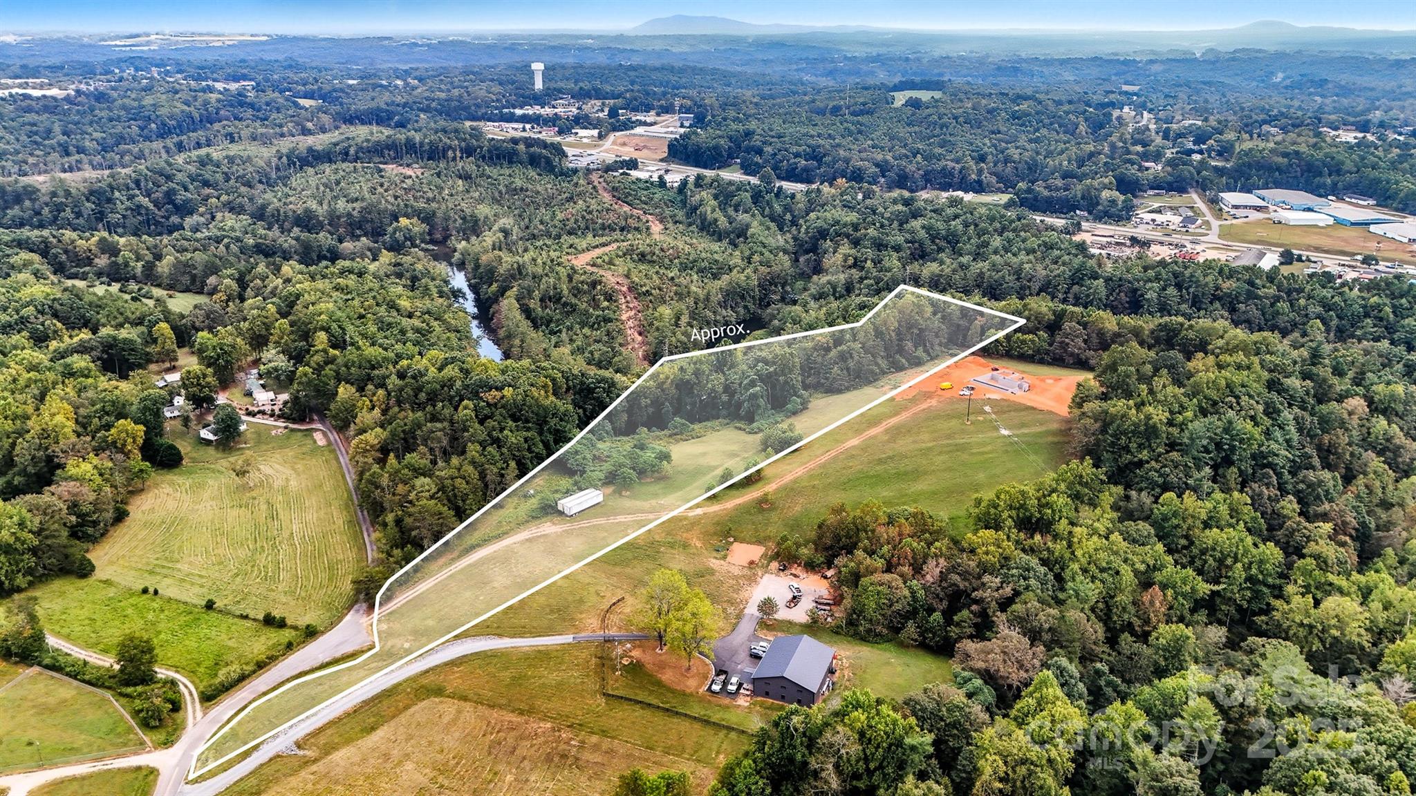 0 Myers Road Granite Falls, NC 28630 - Photo 11 of 14 an aerial view of residential houses with outdoor space
