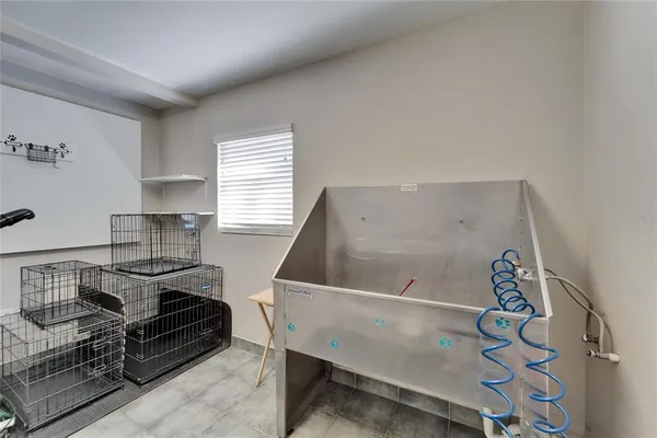 a bathroom with a sink and a shower