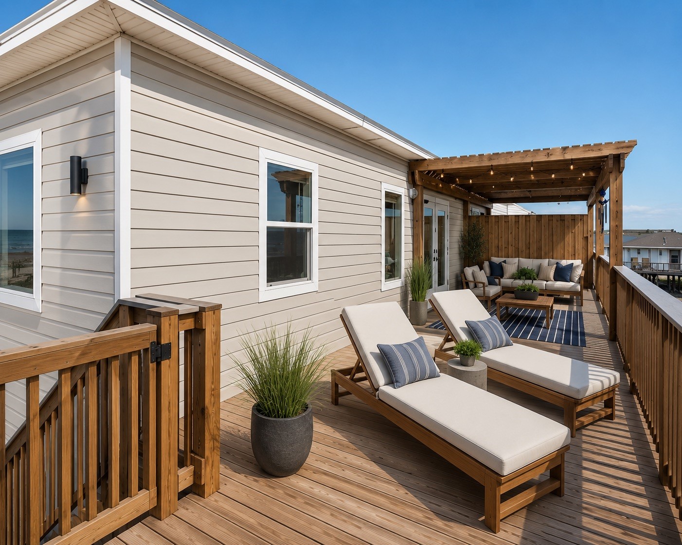 116 Howard Avenue, Unit I Surfside Beach, TX 77541 - Photo 9 of 39 Private patio perfect for sunbathing and relaxing