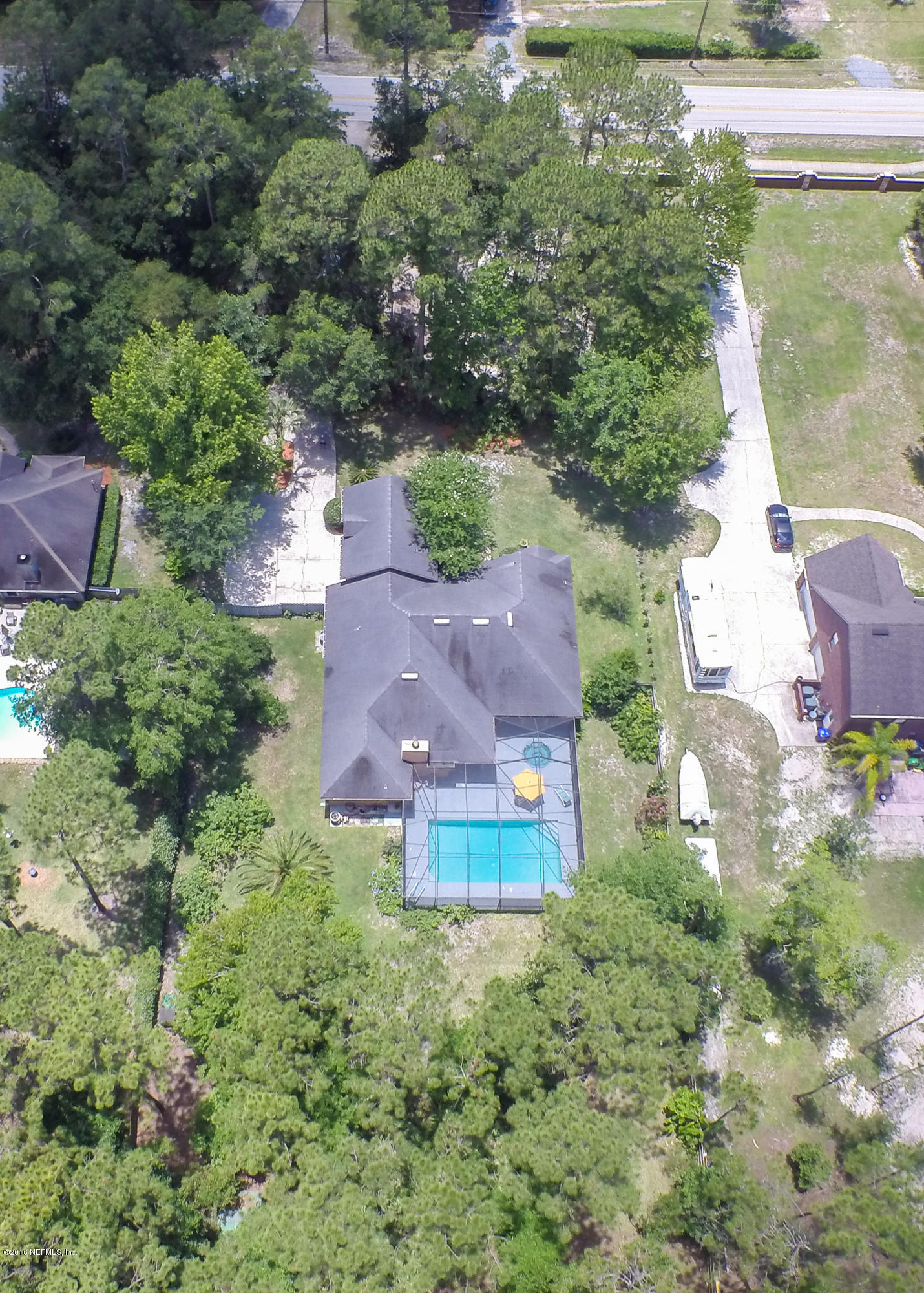 680 Roberts Road St. Johns, FL 32259 - Photo 45 of 45 an aerial view of a house with a yard
