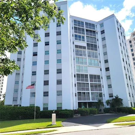 a front view of a building