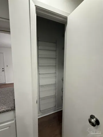 a view of walk in closet