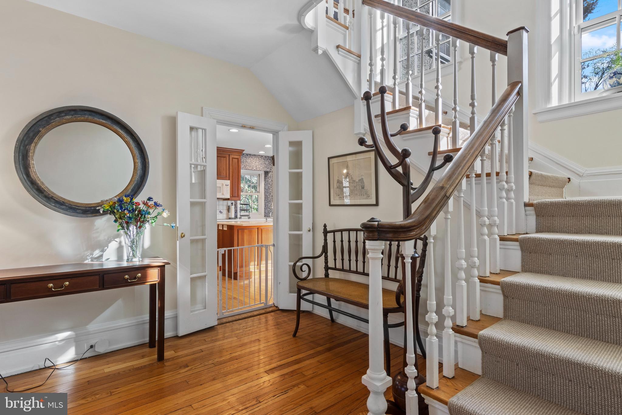 345 Llandrillo Road Bala Cynwyd, PA 19004 - Photo 19 of 54 a view of entryway livingroom and hall with wooden floor