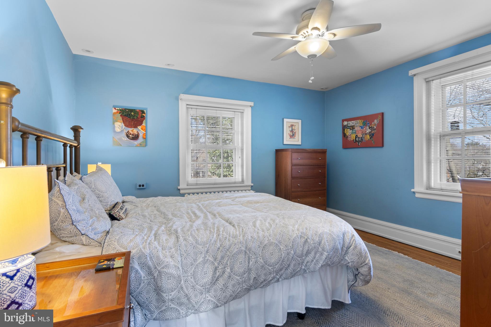 345 Llandrillo Road Bala Cynwyd, PA 19004 - Photo 38 of 54 a bedroom with a bed and a chandelier