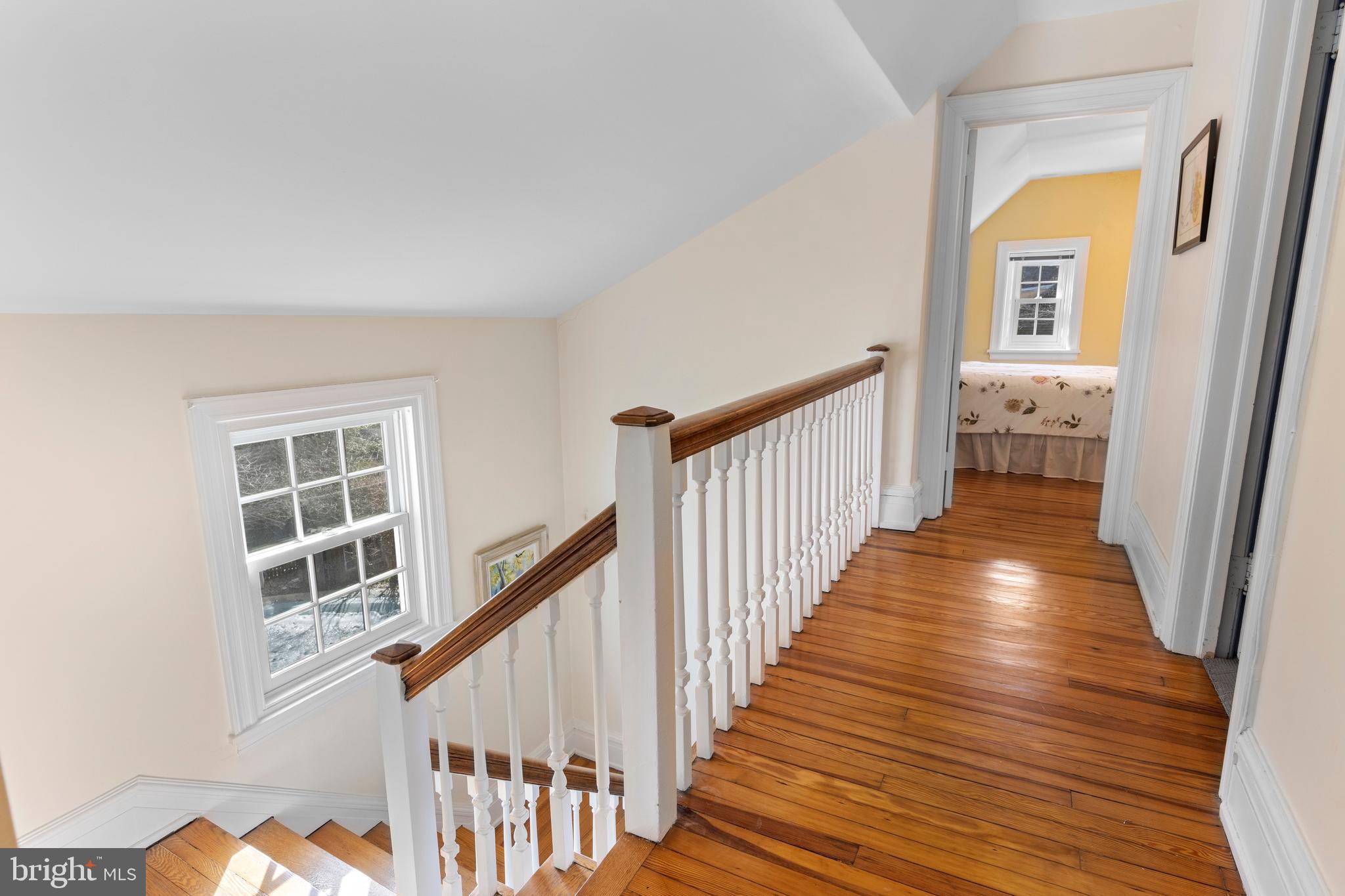 345 Llandrillo Road Bala Cynwyd, PA 19004 - Photo 44 of 54 a view of a hallway with wooden floor and staircase