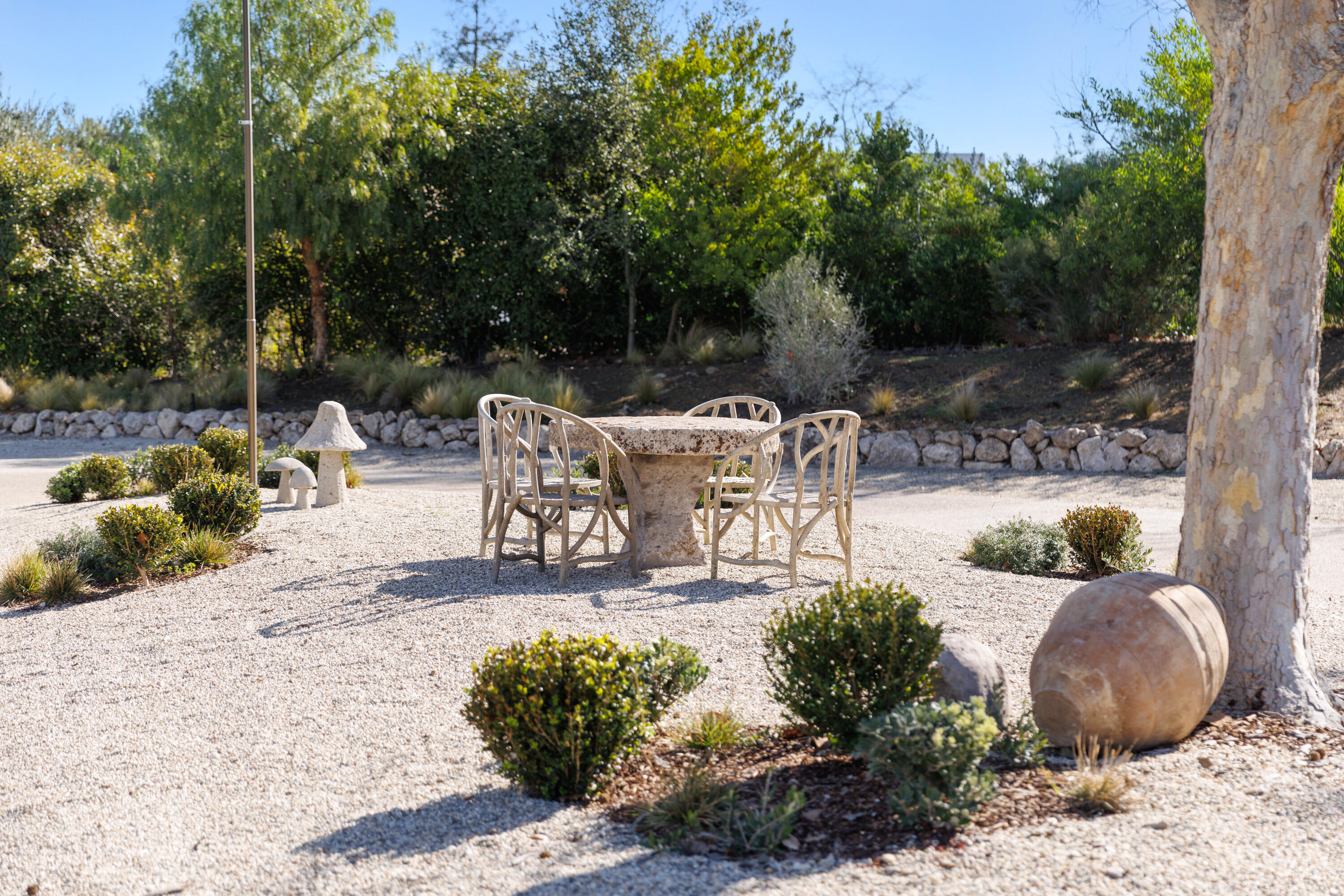 851 Adobe Creek Road Solvang, CA 93463 - Photo 39 of 46 a view of a swimming pool with outdoor seating and plants