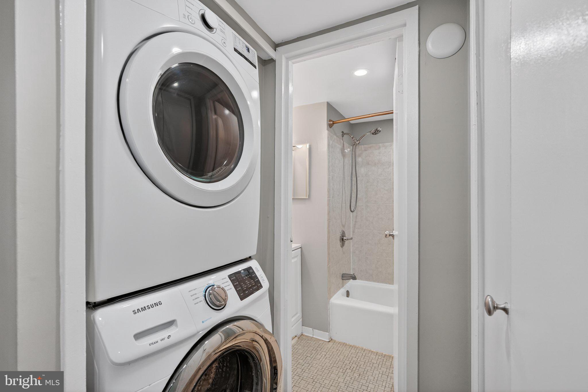 17816 Buehler Road, Unit 163 Olney, MD 20832 - Photo 8 of 17 Modern laundry nook with shower access.
