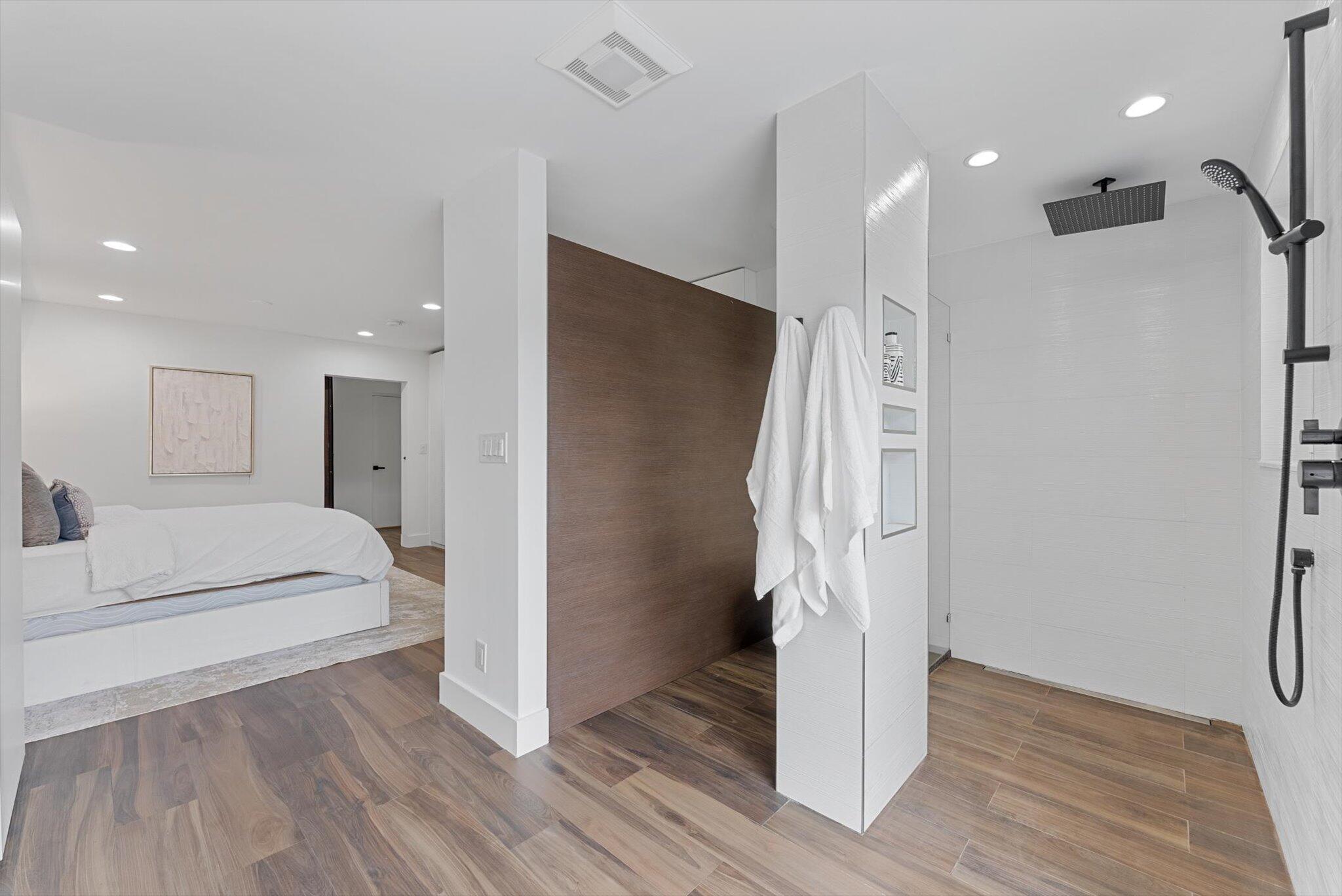 5412 Arthur Street Hollywood, FL 33021 - Photo 43 of 67 a view of a hallway with wooden floor and staircase