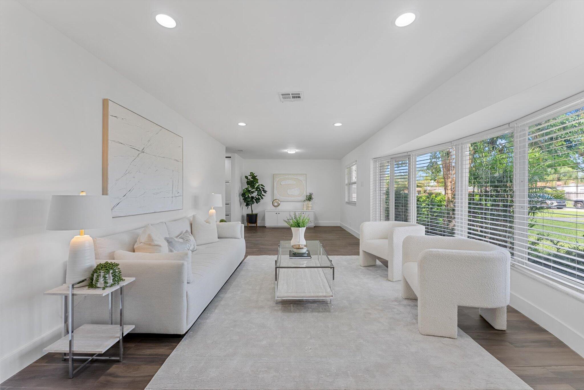 5412 Arthur Street Hollywood, FL 33021 - Photo 5 of 67 a living room with furniture and wooden floor