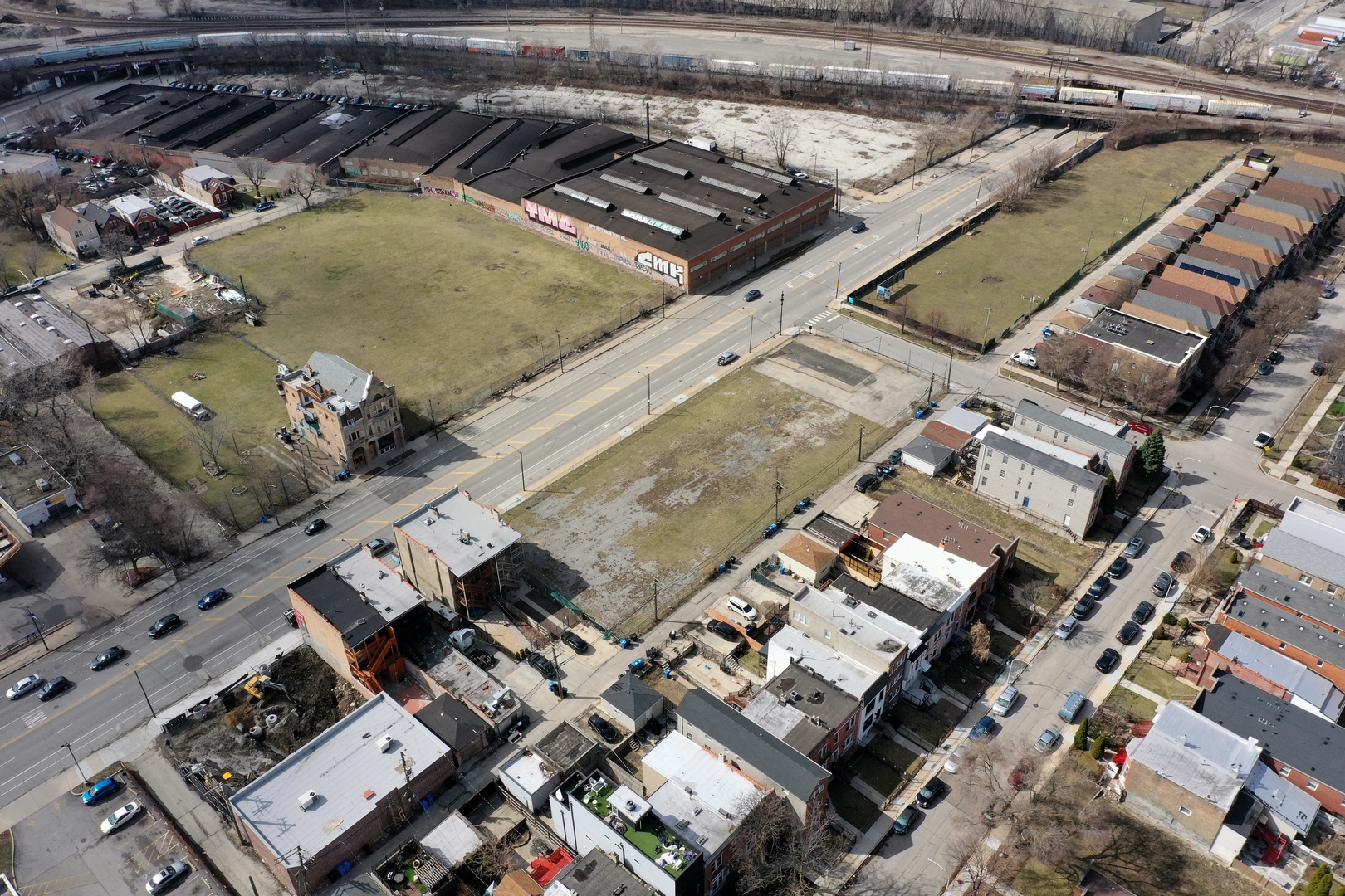 2432-2458 West Roosevelt Road Chicago, IL 60608 - Photo 5 of 18 an aerial view of a house