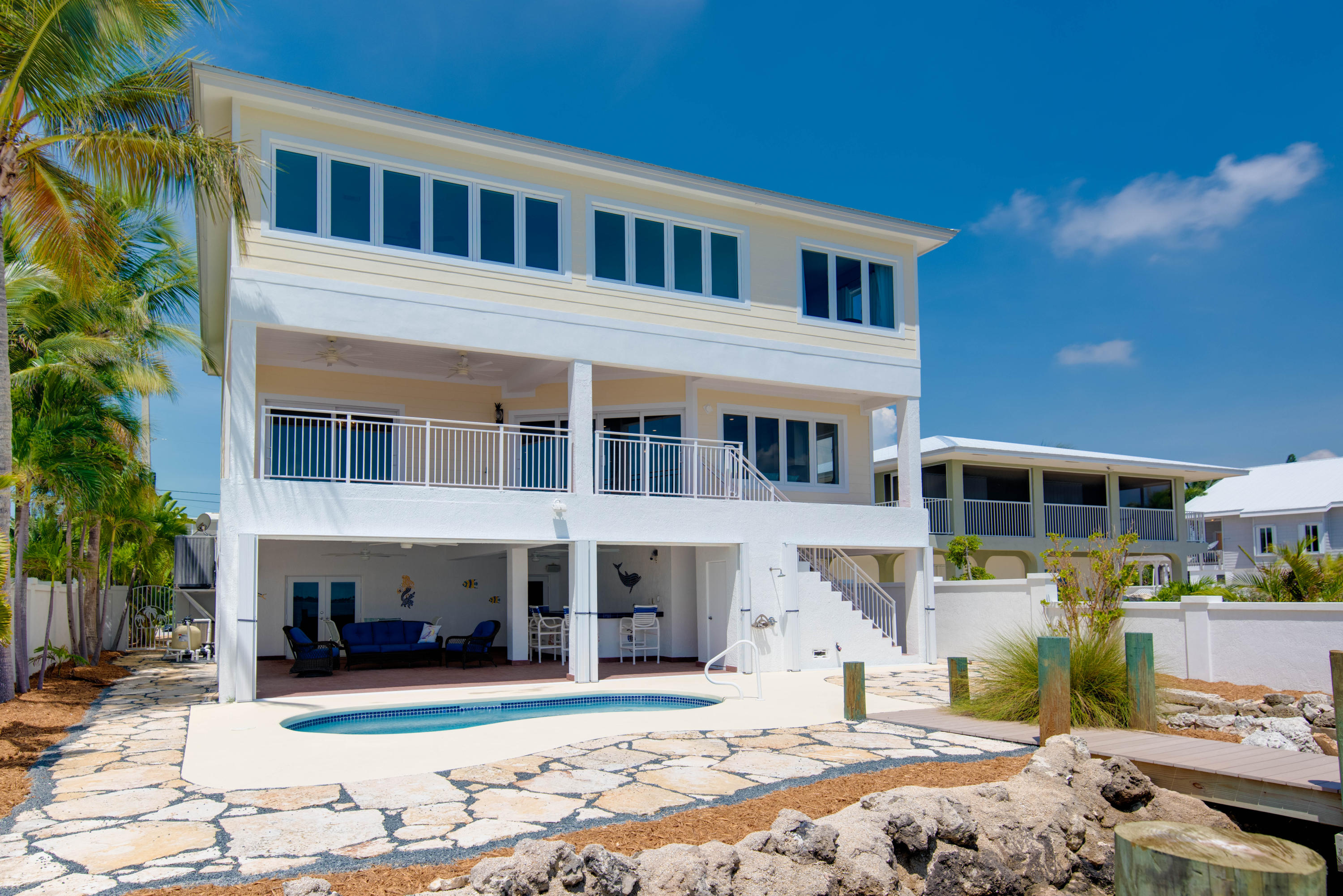 543 La Fitte Road Summerland Key, FL 33042 - Photo 27 of 32 rear view of the house